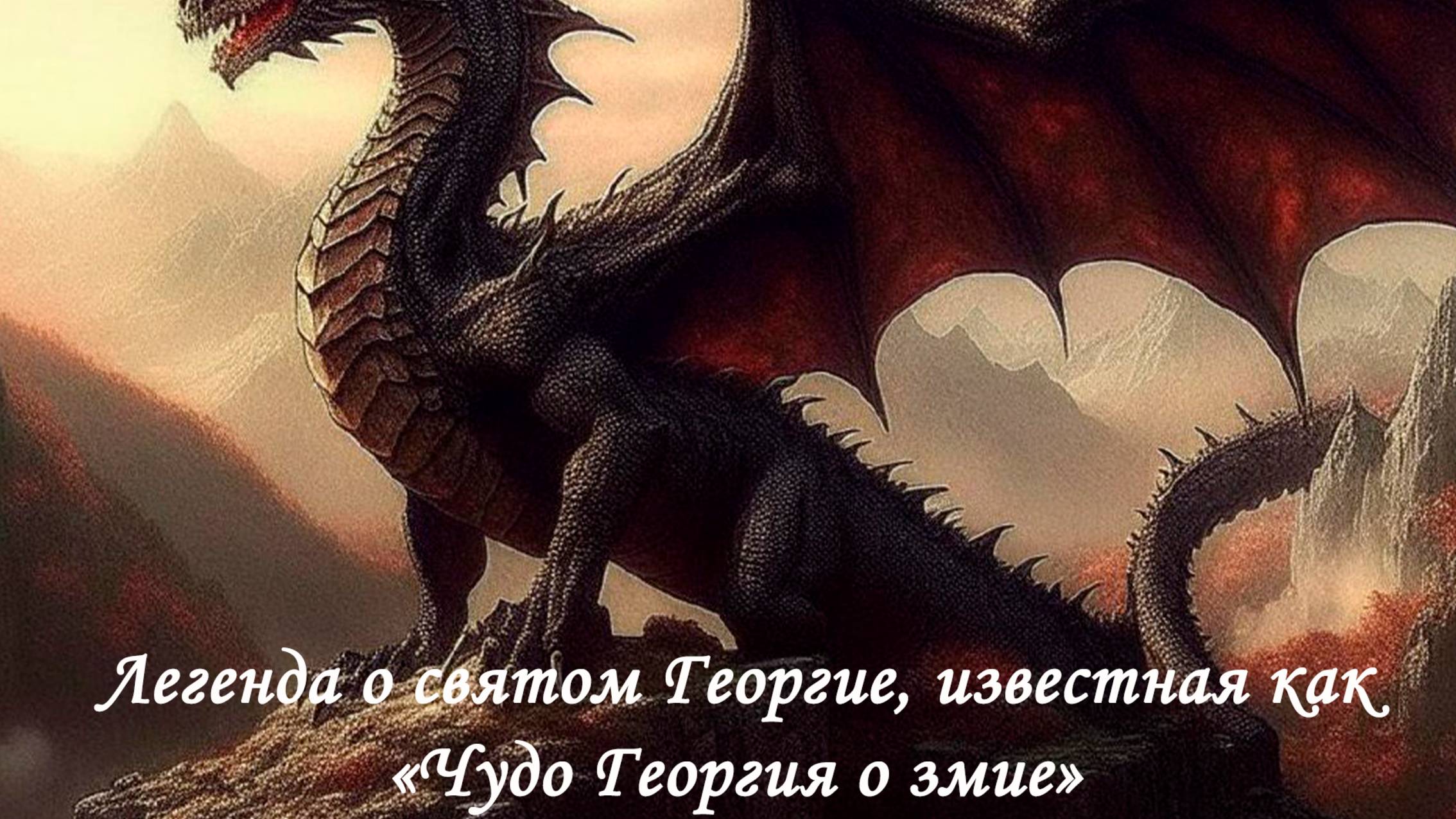 Легенда о святом Георгие, известная как «Чудо Георгия о змие»