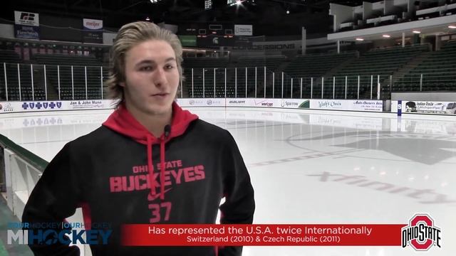 Nick Schilkey (Ohio State Buckeyes) in MiHockey's 'Michigan Players'