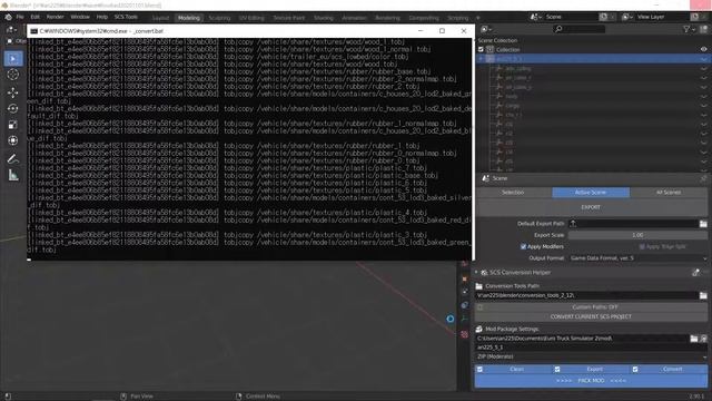 ETS2 1.39 blender-2.90.1  Export