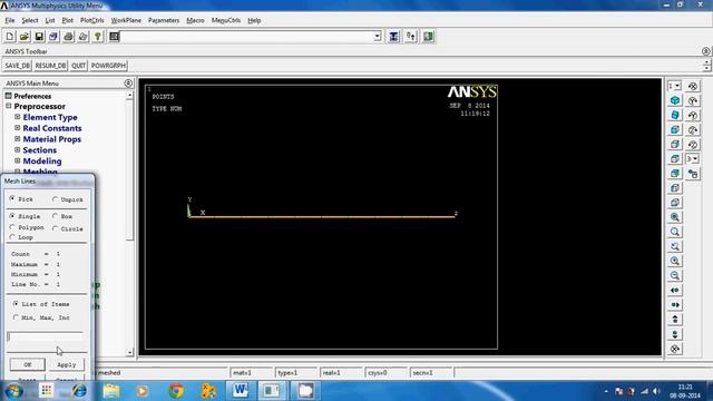 cantilever beam analysis on Ansys with Comparing  HAND CALCULATION