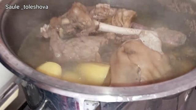 Бешбармақ. Ұлттық ас. Ұлттық тағам.