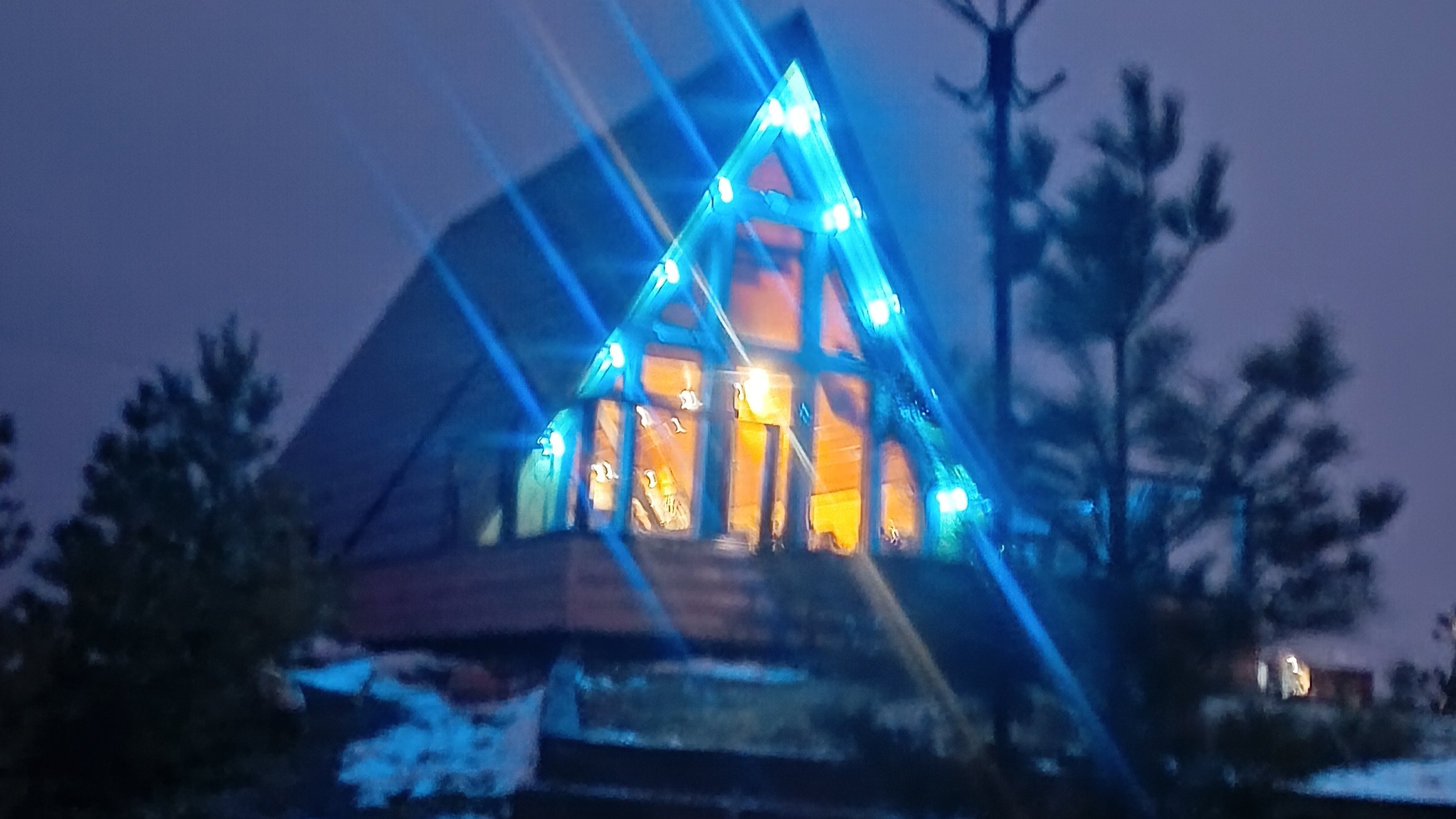 Обзор дома А-фрейм 1