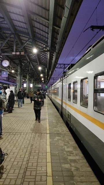 Вечерняя ст.ВЫХИНО🚆#МЦД-3👀🚇ЭП2Д #СТАНДАРТ ПЛЮС✨Дорожная романтика#Москва 24.11.2024