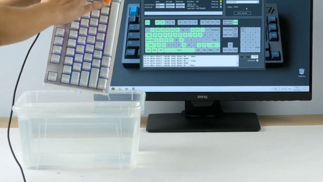 Dark Project Optical keyboard works in watertank