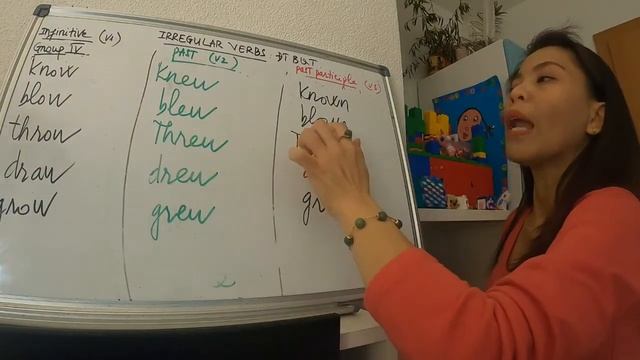 lesson 22/ The last part how to learn the irregular verbs/ Phần còn lai cách học BDTBQT/swiss viet