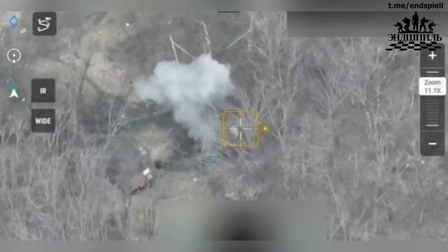Удар флешетам по пехоте Всу на Краснолиманском направлении 💥🇷🇺👊