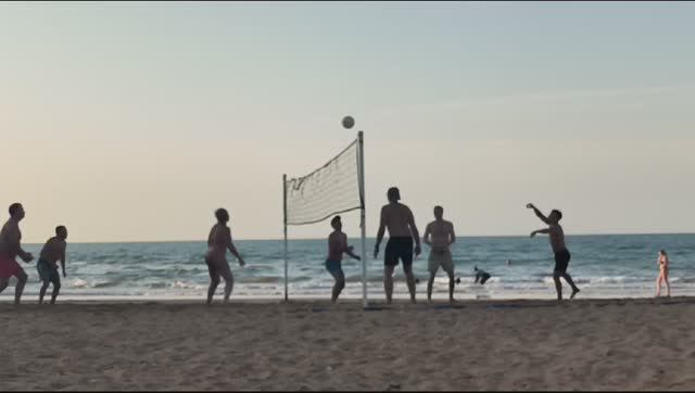 пляжный волейбол в отеле BM Beach Hotel 4* Эмират Рас-эль-Хайма ОАЭ