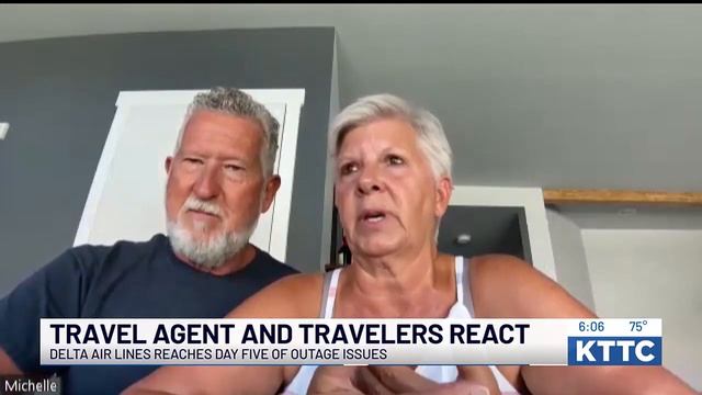 Local travel agent and travelers react to Delta Air Lines outage