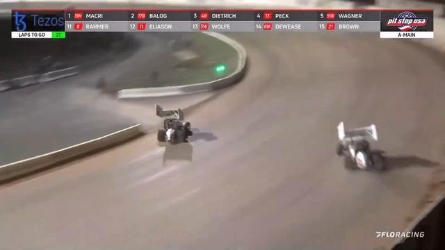 Highlights: Tezos All Star Circuit of Champions @ "Tuscarora 50" Thursday Port Royal Speedway 9.8.2