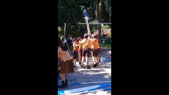 Kegiatan lomba pionering pramuka sekodya mataram. 23/02/2020