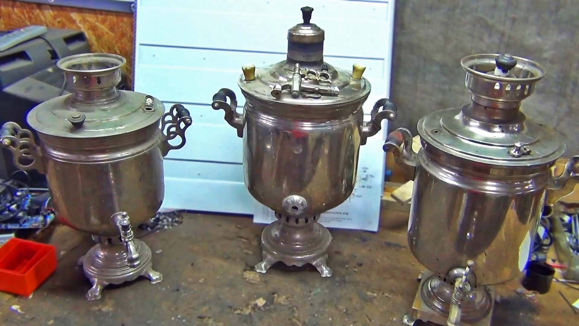 Самовары, и попытка их чинить