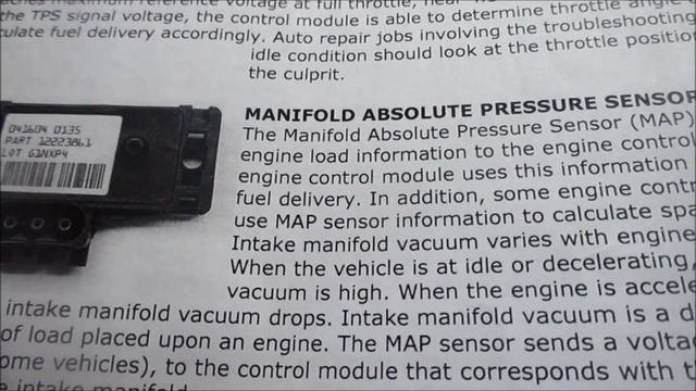 how to engine sensors MAP MASS Air Flow sensors work Urdu/Hindi p-1