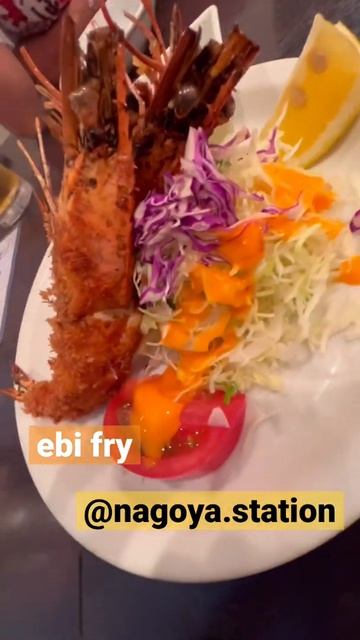 lunch time@nagoyastation!ebi fry is D'best! #shorts #food #japanrestaurant #shorts #foodtrip #reels