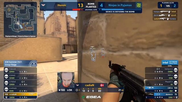 NIP vs Heroic - IEM Summer 2021 - MIRAGE Highlights