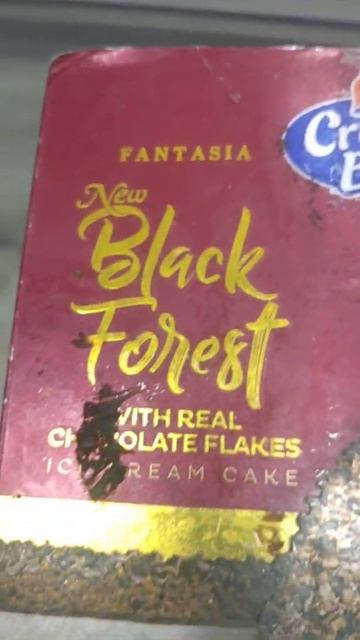 black Forest ice cream cake #shorts