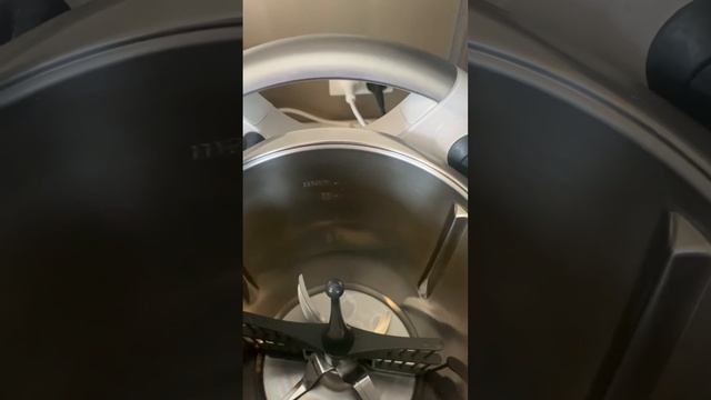 Inserting the Thermomix butterfly whisk