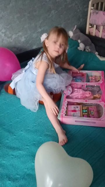 Нашей малышке Верочке сегодня 4 годика 🥳🎁💝!#дети#деньрождения#праздник#рутюб