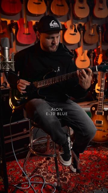 Чистый звук электрогитары Aion E-30 BL
