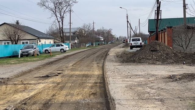 17-03-2025г. Начались работы по реконструкции улицы Совмена в а.Кошехабль