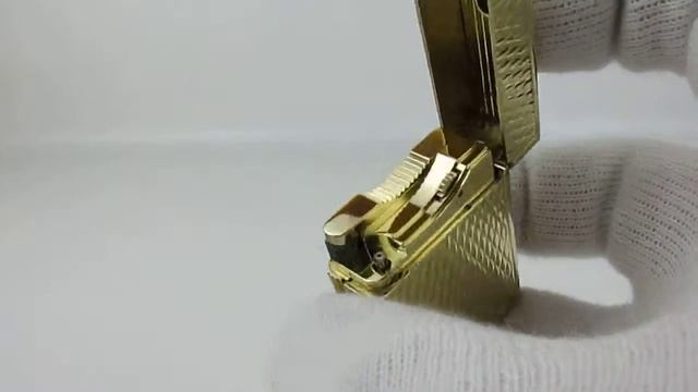 Rare S. T. Dupont Ligne1Line Gas Lighter Ping Soun  Presentation from 60s years