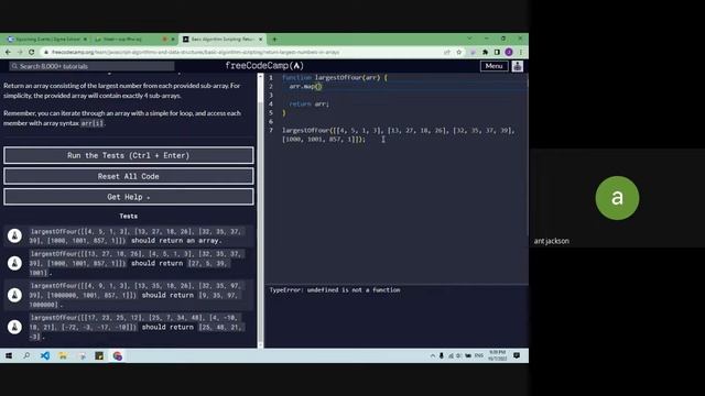 Student Pair Learning Team 2 Jackson & Jia Wei Session 6 JavaScript Algorithms