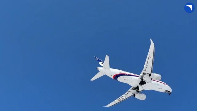 Superjet совершил первый полет с российским двигателем.