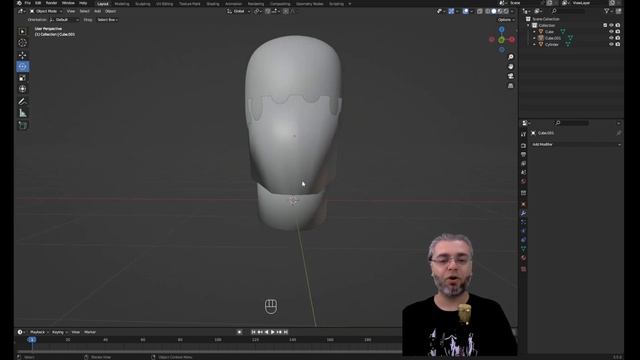 BLENDER 3.5: Modelando a Cabeça Segundo a Proporcão Clássica #02