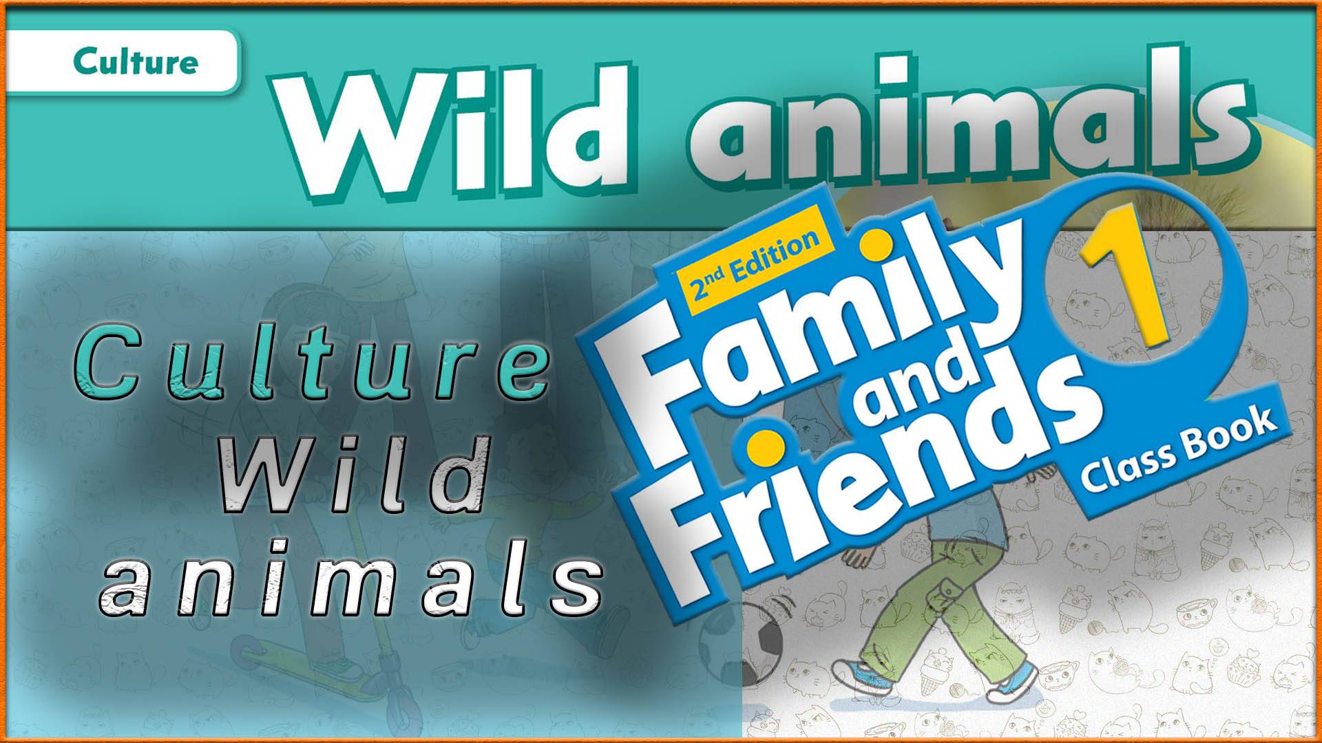 Culture - Wild animals. Family and friends 1 - 2nd edition