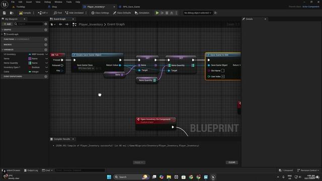 16.1 -Create Manual Game Save System For Items