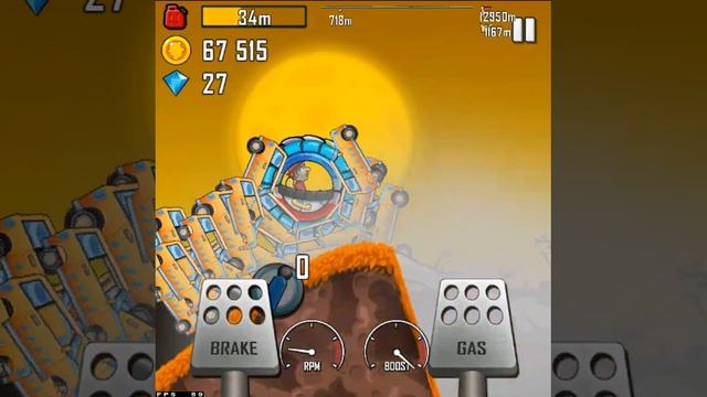[World Record] Hill Climb Racing 1.60.0 (60 fps): Car Car + Haunted 1316m (full run)