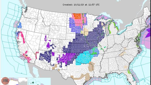 Blizzard Warning for Devils Lake/ Fire Burns through Mobile Home *solar update* 10/11/2019