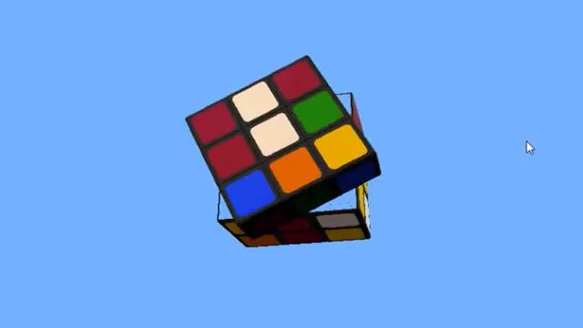 Rubik's Cube Solving Program v1.1 (XNA)