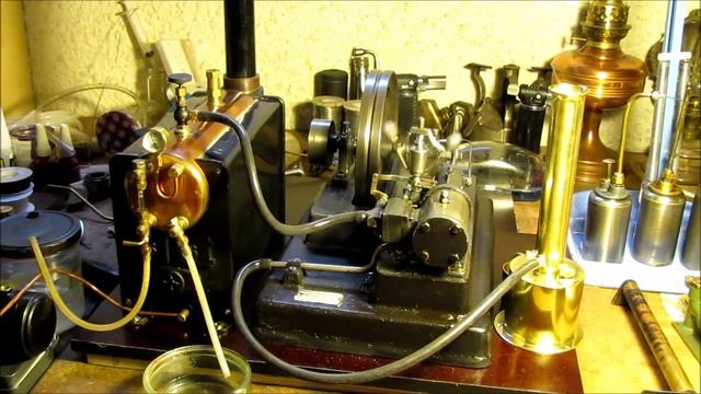 Polish steam engine using Geoff's chuff pot (condenser)