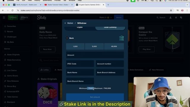 Stake withdrawal process | Stake mein Withdrawal kese kare | How to withdraw money from Stake |