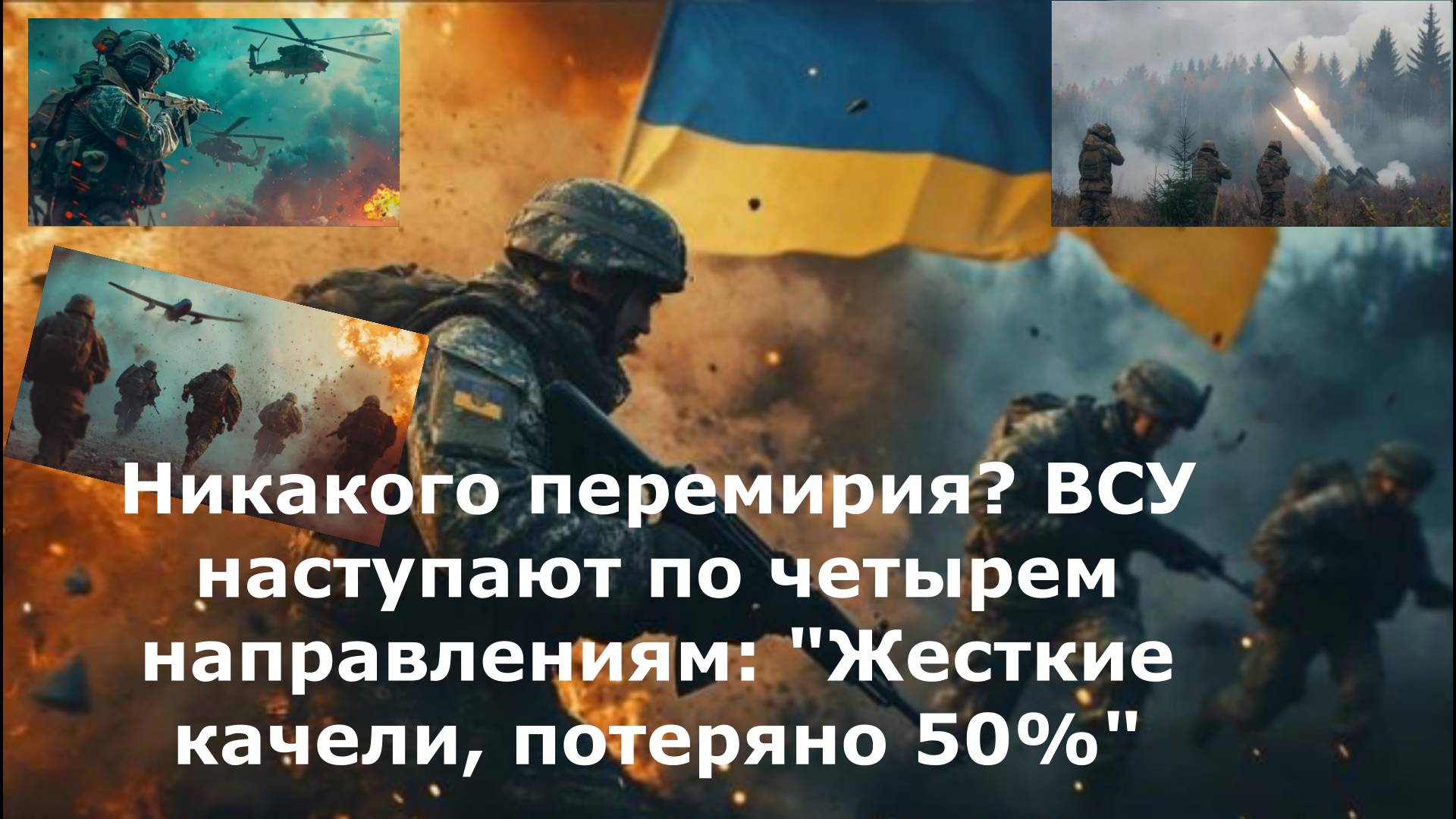 Никакого перемирия? ВСУ наступают по четырем направлениям: "Жесткие качели, потеряно 50%"