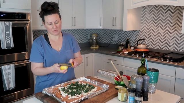 Cook #withme - Keto Greek Meatloaf with Roasted Garlic Mashed Cauliflower