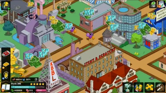 Die Simpsons - Springfield #07 Schneller leveln (Donuts bekommen)  [Deutsch] [Let's Play]