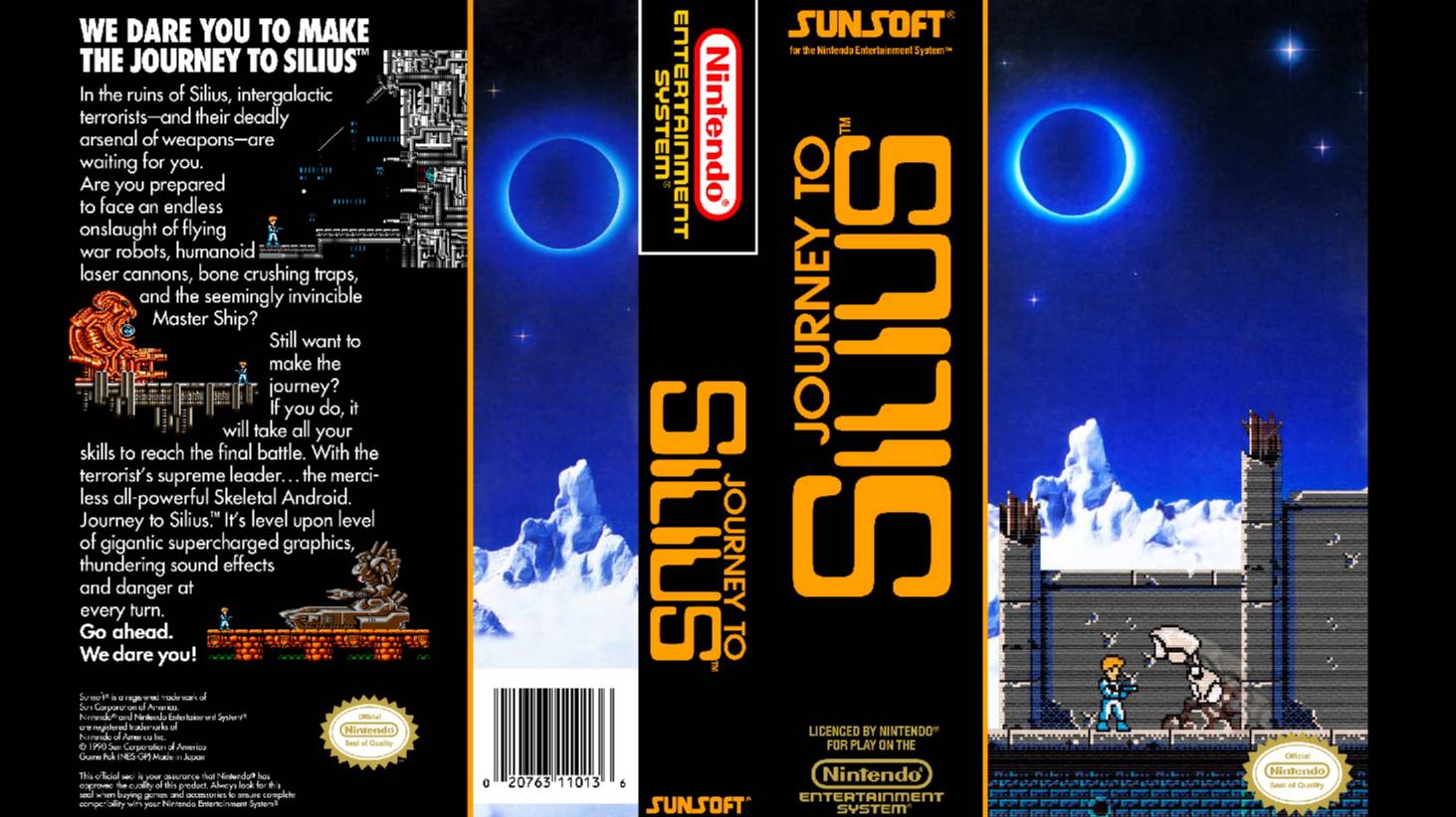 JOURNEY TO SILIUS. SUNSOFT. 1991. NES