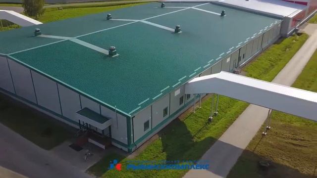 Цех сортировки яйца из металлоконструкций