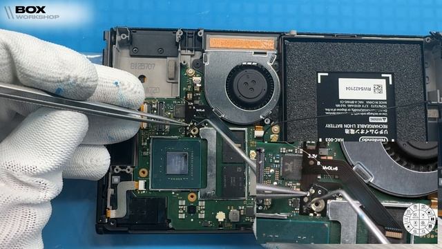 Nintendo Switch Oled установка чипа PicoFly RP2040