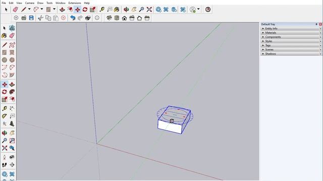 SketchUp 2021 Snap and Lock to Axes, Reorient Axes