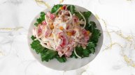 Салат Кудесница с крабовыми палочками и капустой - лучший салат с крабовыми палочками