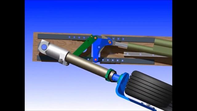 Aircraft landing gear mechanism