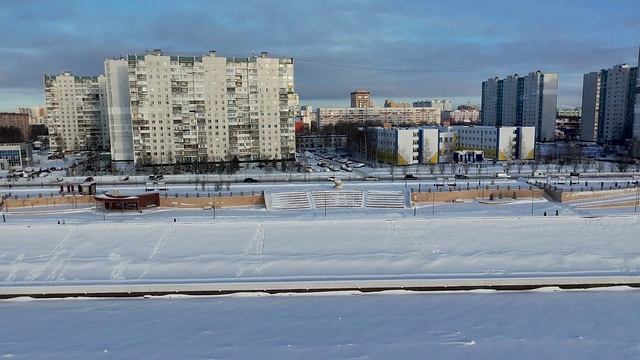 138 грамма “DJI NEO” пересекает реку Обь. #нижневартовск #излучинск #мегион #аэросъёмка #югра #обь