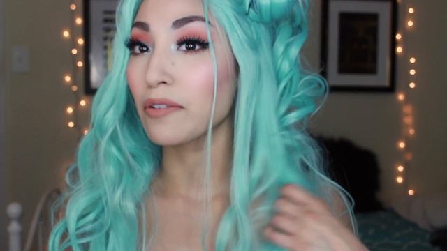 MINT GREEN WIG SYNTHETIC LACE FRONT WIG REVIEW | PRINCESS WIGS Review and Demo