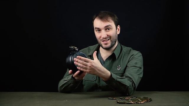 19. Снаряжение и разрядка барабанного магазина РПК