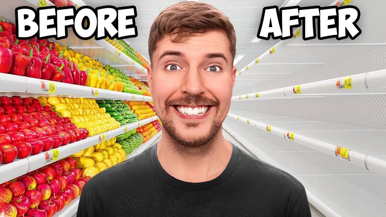 Я Купил Все В Продуктовом Магазине MrBeast на Русском