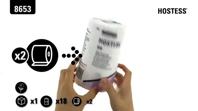 8653 HOSTESS 320 туалетная бумага в рулонах Kimberly-Clark