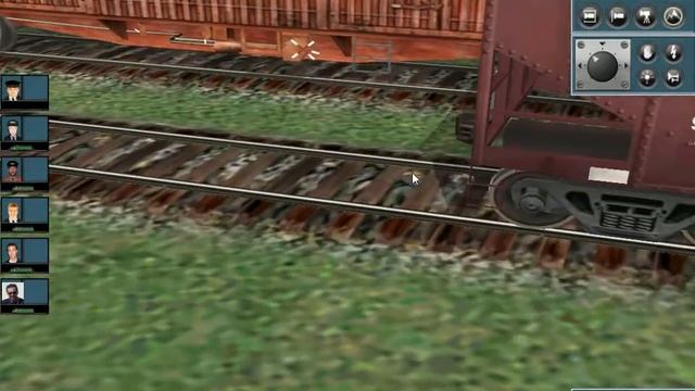 Trainz-2009 - Coupling A Train on Beta Map 1