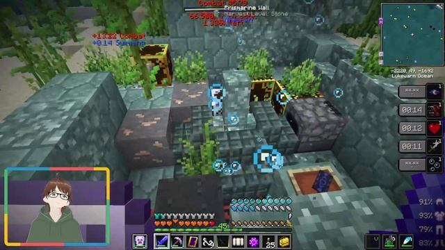 The Great Prismarine Hunt and Storage Solutions | ep. 11 Roguelike Adventures and Dungeons 2